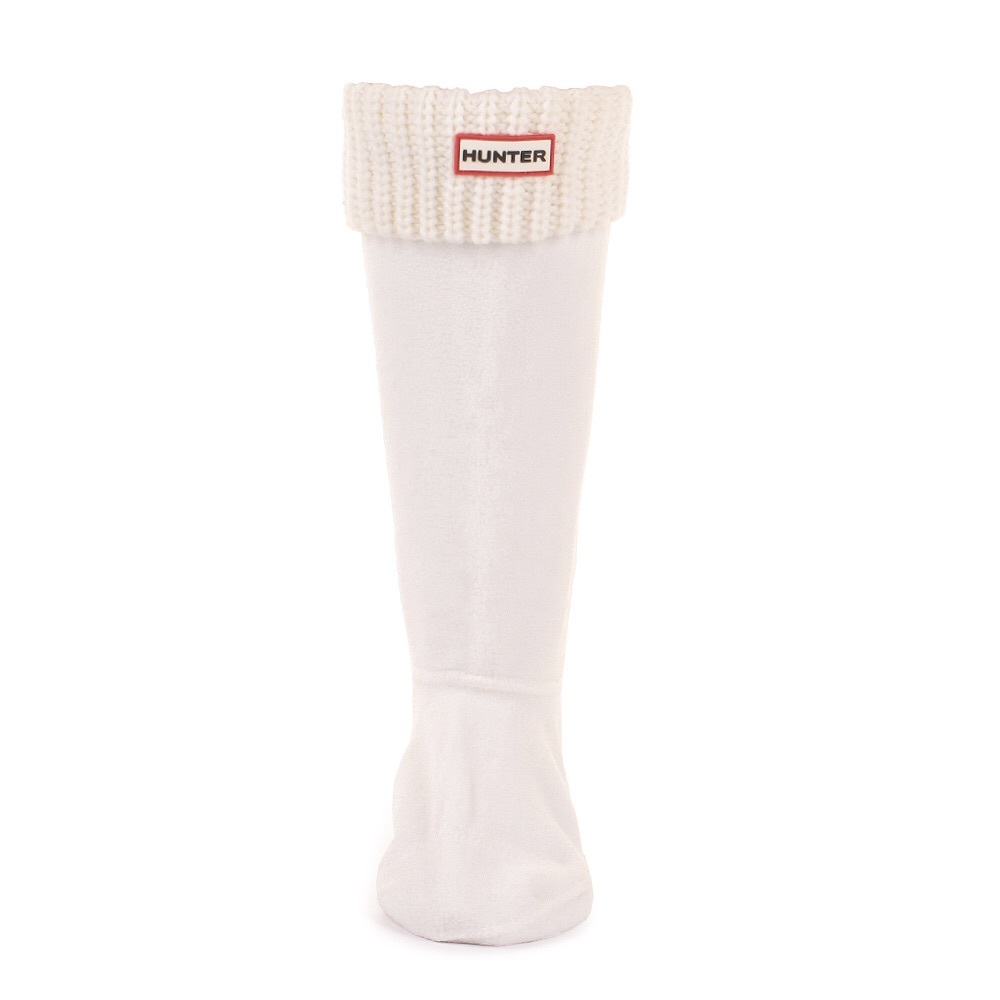 White Hunter Boots Socks